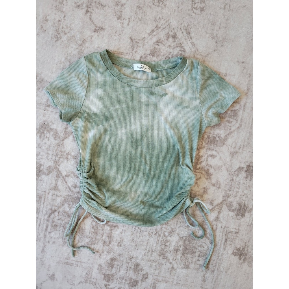 Rebellious Dreamer Tie-Dye‎ Ruched Tee – Women's M